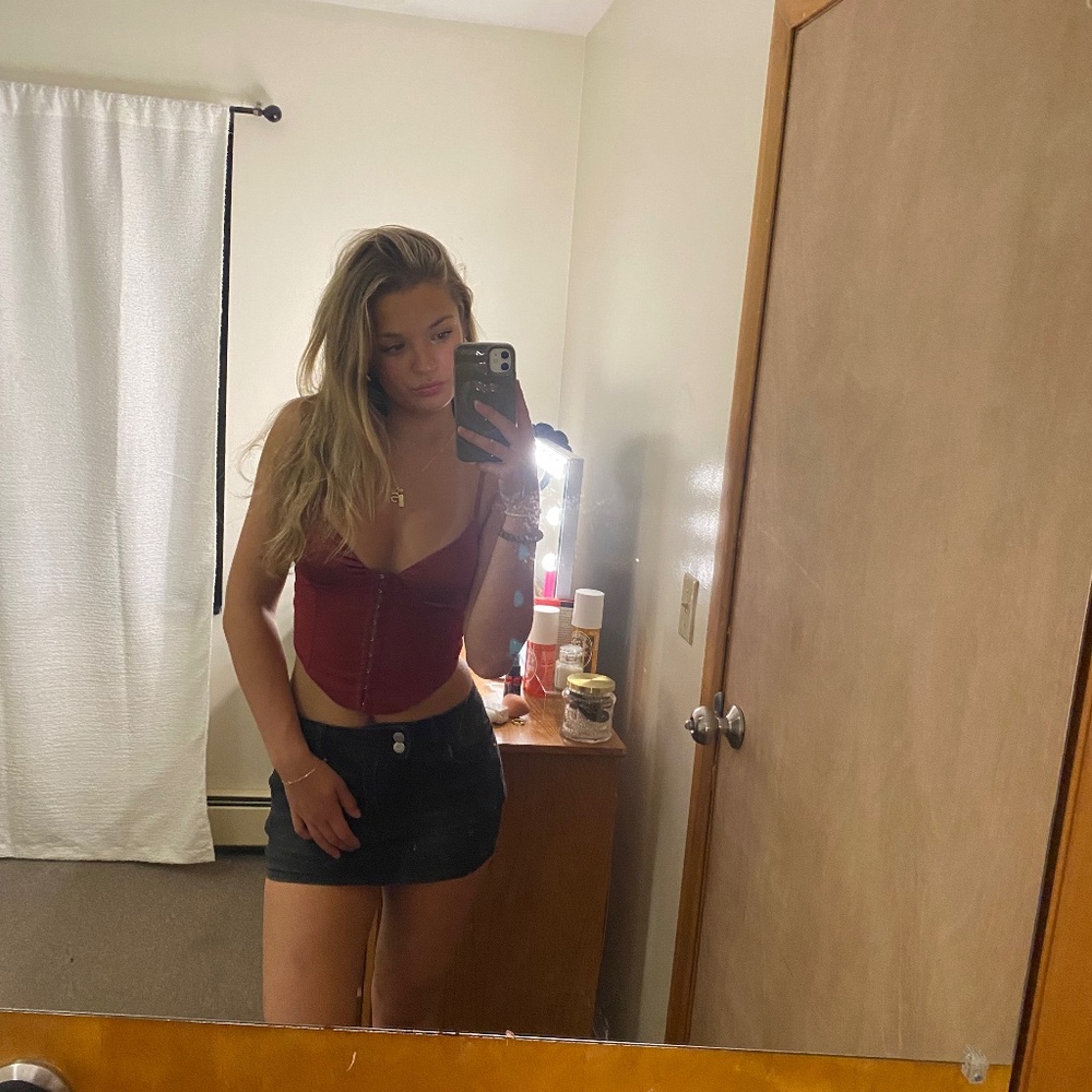 Red Corset Top Princess Polly